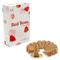 Rote Rose Räucherkegel