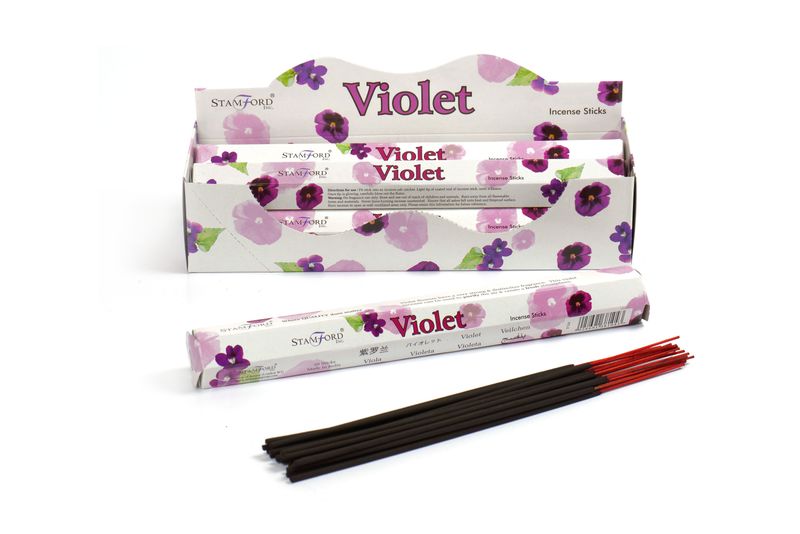 20 Räucherstäbchen 'Violett'