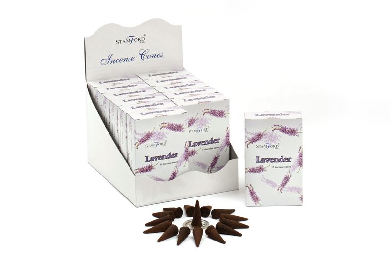 Lavendel Räucherkegel