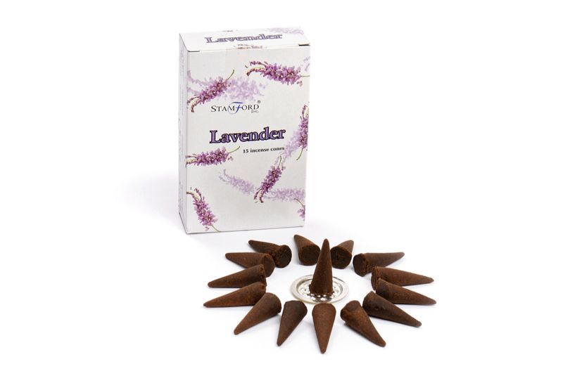Lavendel Räucherkegel