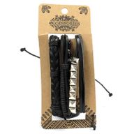 Herren Armband Sets - Schwarz & Macho (verschiedene)