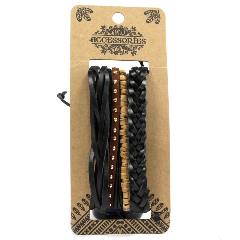 Herren Armband Sets - Schwarz & Macho (verschiedene)