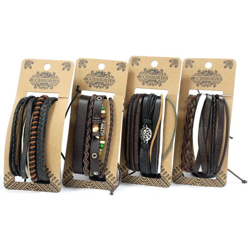 Herren Armband Sets - Dunkel & Schön (verschiedene)