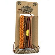 Herren Armband Sets - Braun gebrannt & Interessant (verschiedene)