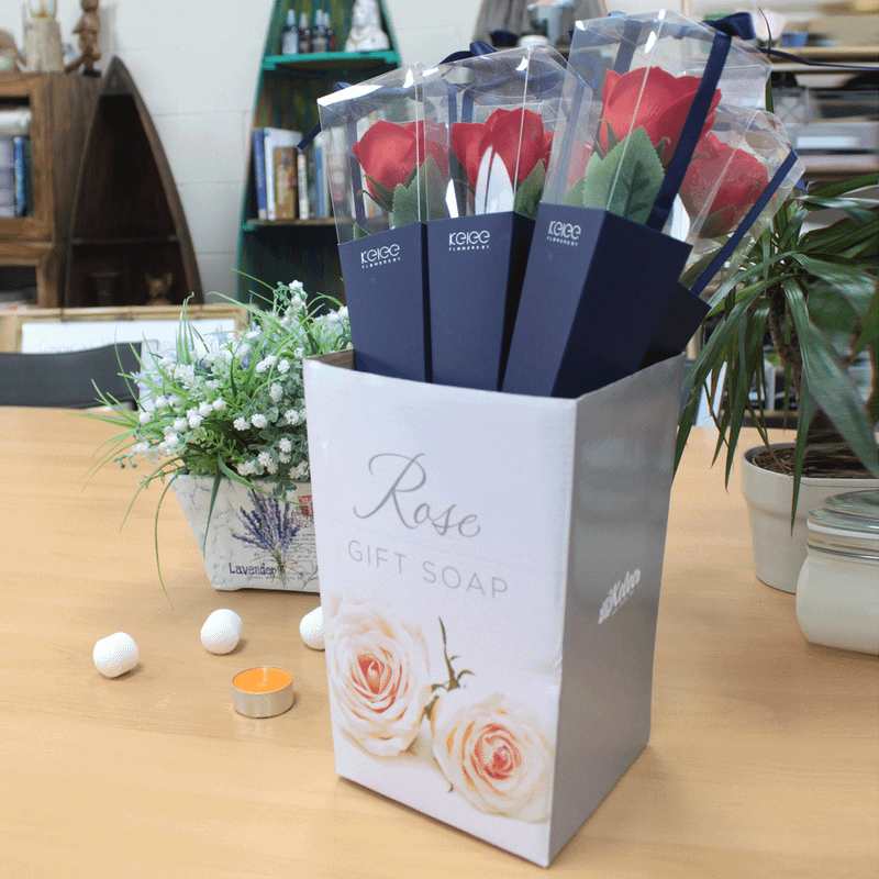 Präsentationsständer für einzelne Rosen