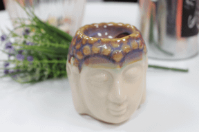 Buddha Duftlampe - Elfenbein & Minze