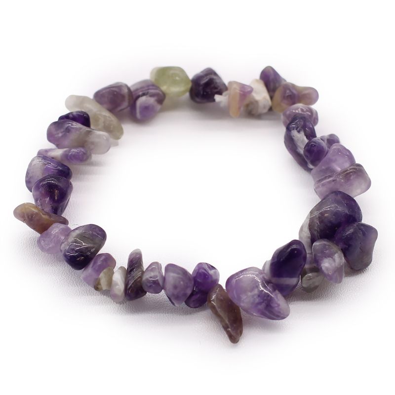 Edelsteinsplitter-Armbänder - Amethyst