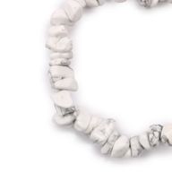Edelsteinsplitter-Armbänder - Weißer Jasper