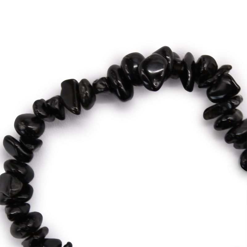 Edelsteinsplitter-Armbänder - Schwarzer Achat