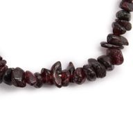 Edelsteinsplitter-Armbänder - Blutgranat