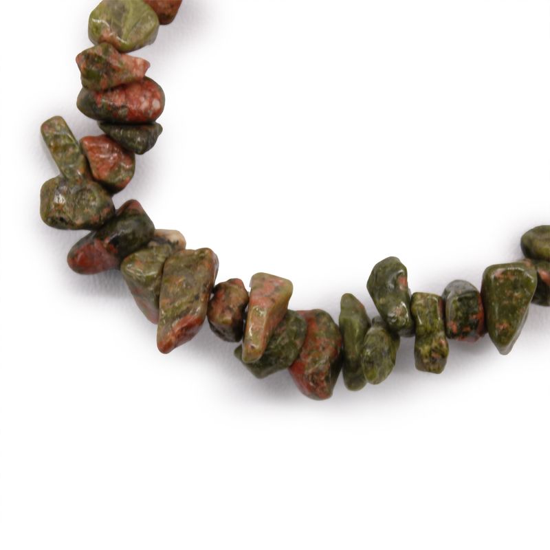 Edelsteinsplitter-Armbänder - Grüner Jasper