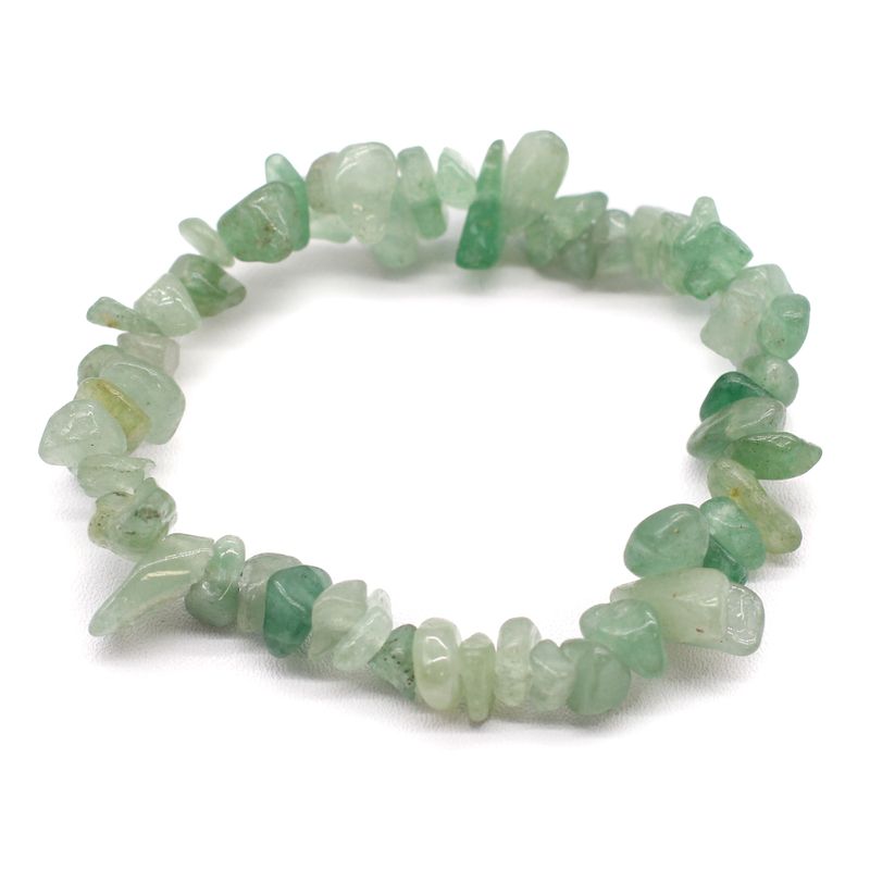 Edelsteinsplitter-Armbänder - Jade