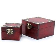 quadratische gothische Box - 2er-Set