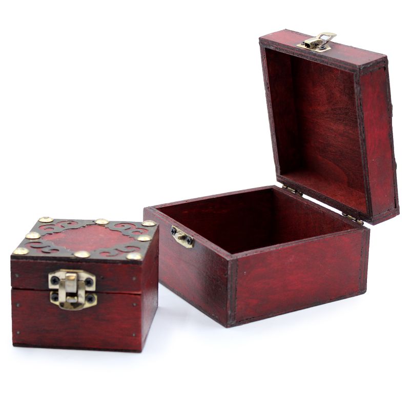 quadratische gothische Box - 2er-Set