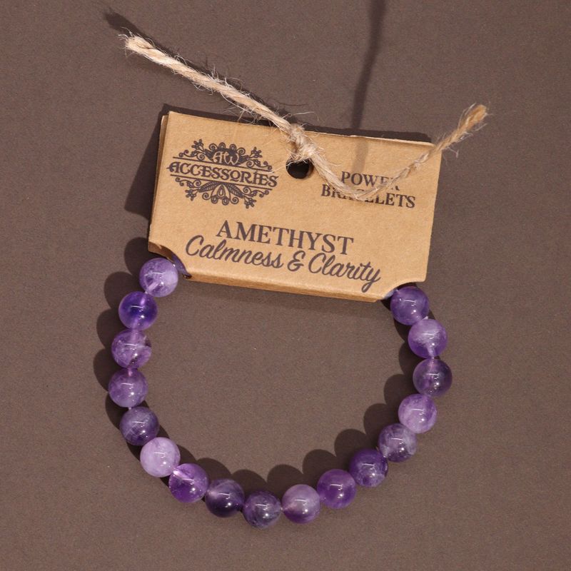 Kraftarmband - Amethyst