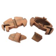 Puzzleboxen aus Bali - Krabbe