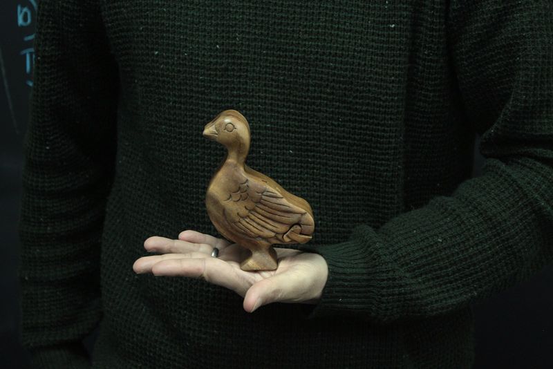 Puzzleboxen aus Bali - Ente