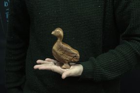 Puzzleboxen aus Bali - Ente