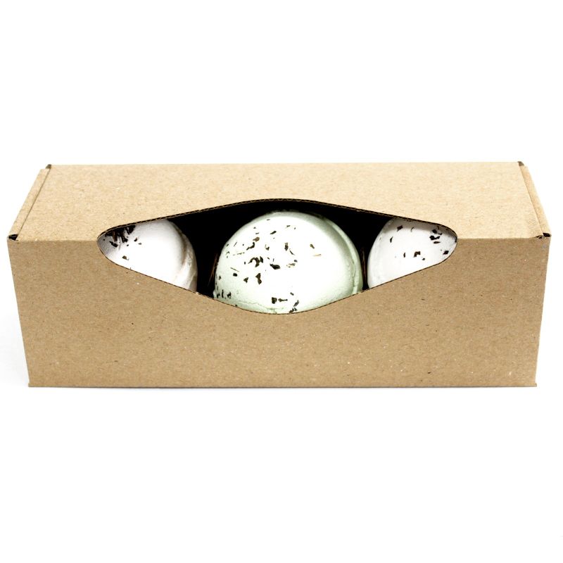 Geschenkboxen für kl. Badebomben - 190 x 65 x 65mm