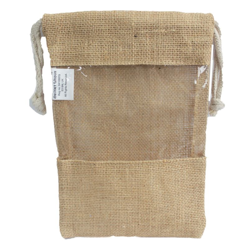 Groß - Jute Fensterbeutel 25x16 cm