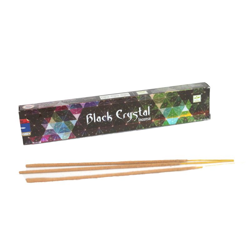 Satya Black Crystal Räucherstäbchen