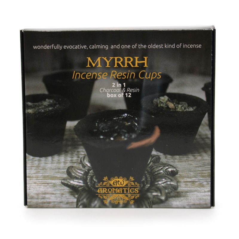 12er-Packung Harztöpfchen - Myrrhe