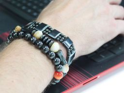 Magnetische Armbänder - Knochen