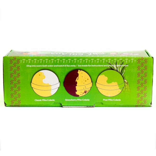 3er-Packung Badebombe - Piña Colada
