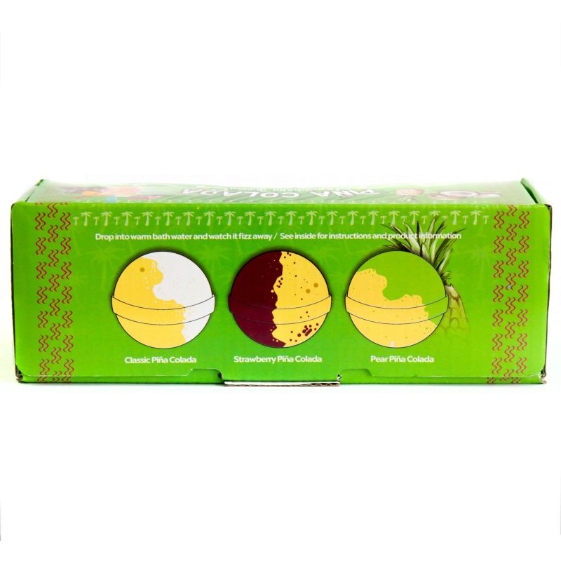 3er-Packung Badebombe - Piña Colada
