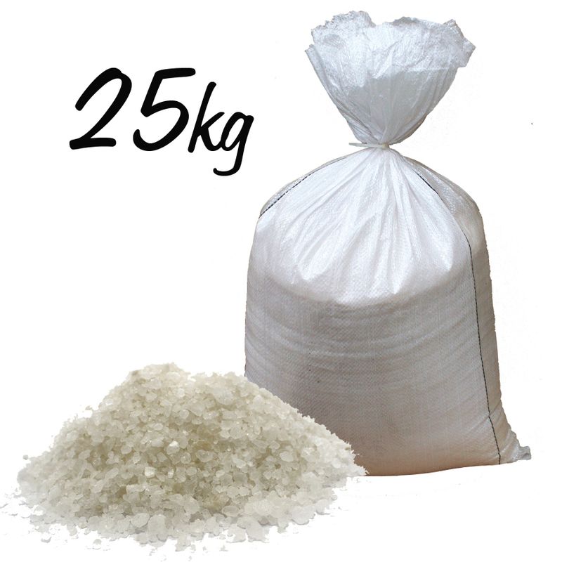 Weißes Himalaya-Typ-Badesalz 3-5mm - 25kg Sack