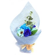 Seifenblumenbouquet 'stehend' - blau
