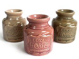 Große Raumduftlampe - Grau - Love Home Sweet Home