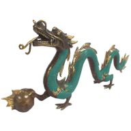 Fengshui - Großer Drache mit Ball- 45cm