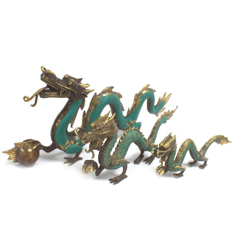 Fengshui - Großer Drache mit Ball- 45cm