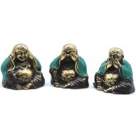 3er-Set - Siehe Kein Übel etc - Buddha