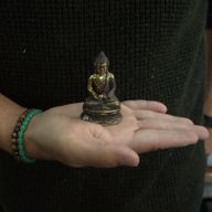 Mini meditierender sitzender Buddha