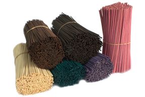 Rattanstäbchen - Schwarz 25cm x 3mm - 400-500g
