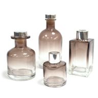 250 mlRunde antike Diffusorflasche - Holzkohle
