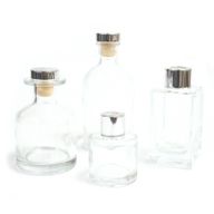 100 ml Quadratische hohe Diffusionsflasche - transparent