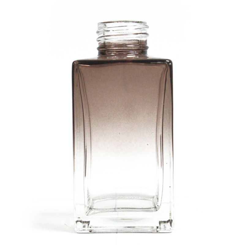 100 ml Quadratische hohe Diffusionsflasche - Holzkohle