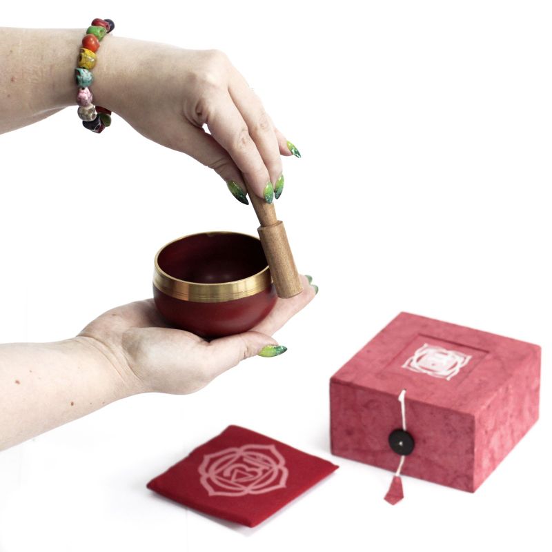 Chakra Tibetische Klangschalenset-Kröne