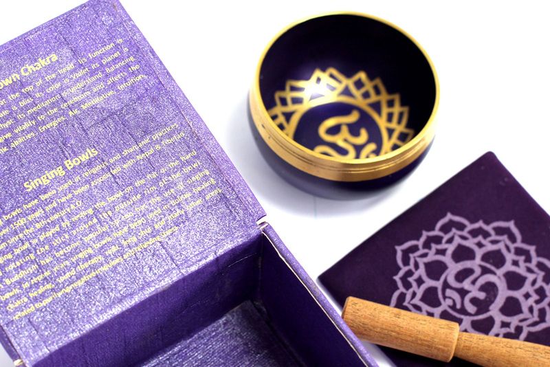 Chakra Tibetische Klangschalenset-Kröne