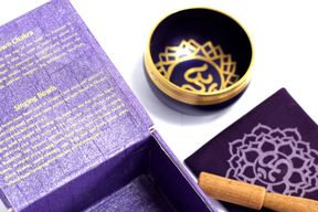 Chakra Tibetische Klangschalenset-Kröne