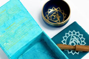 Chakra Tibetische Klangschalenset-Hals