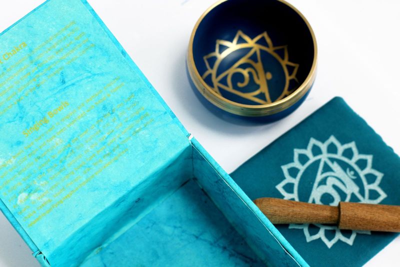 Chakra Tibetische Klangschalenset-Hals