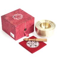Set mit 10 Glocken-Metallschalen