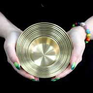 Set mit 10 Glocken-Metallschalen