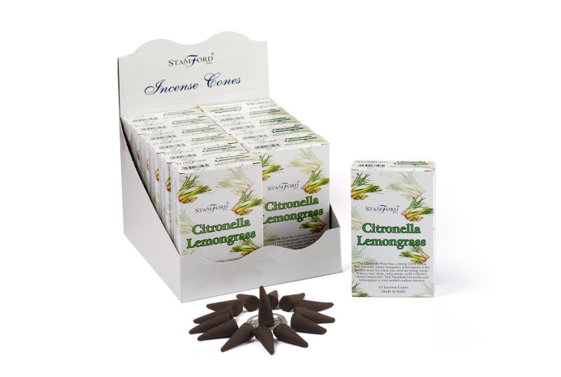 Citronella & Lemongrass Räucherkegel