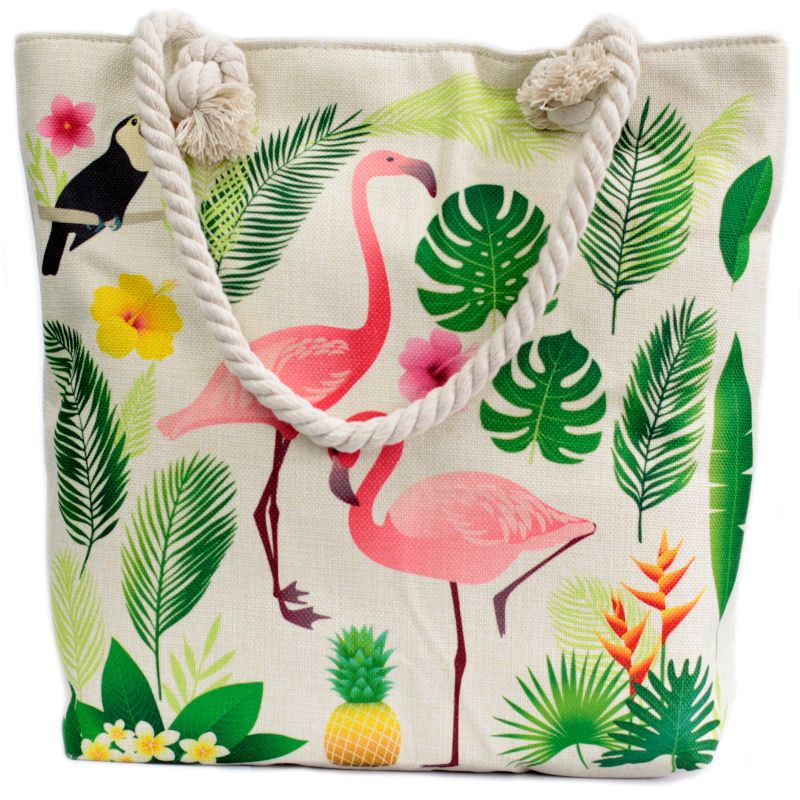Klassische Tasche - Flamingos