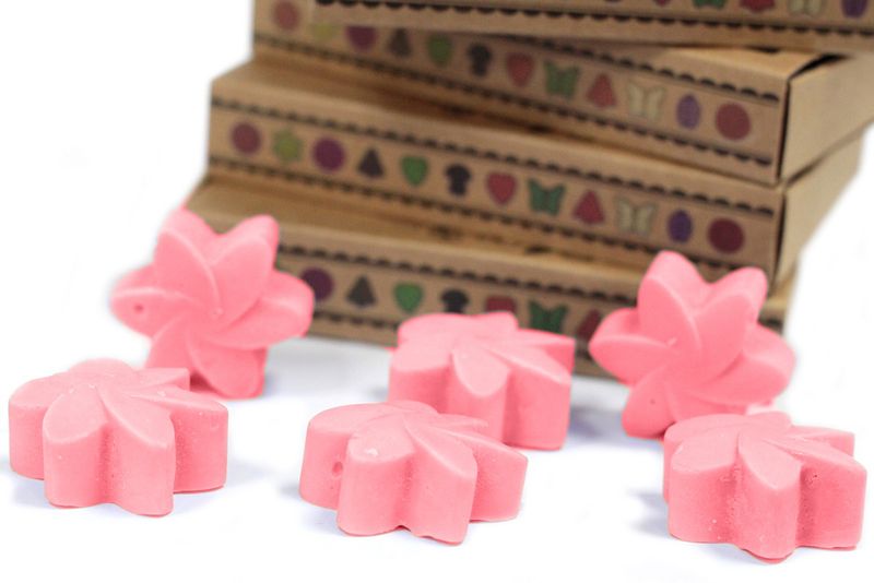 Duftwachs 6er Packung - Klassische Rose